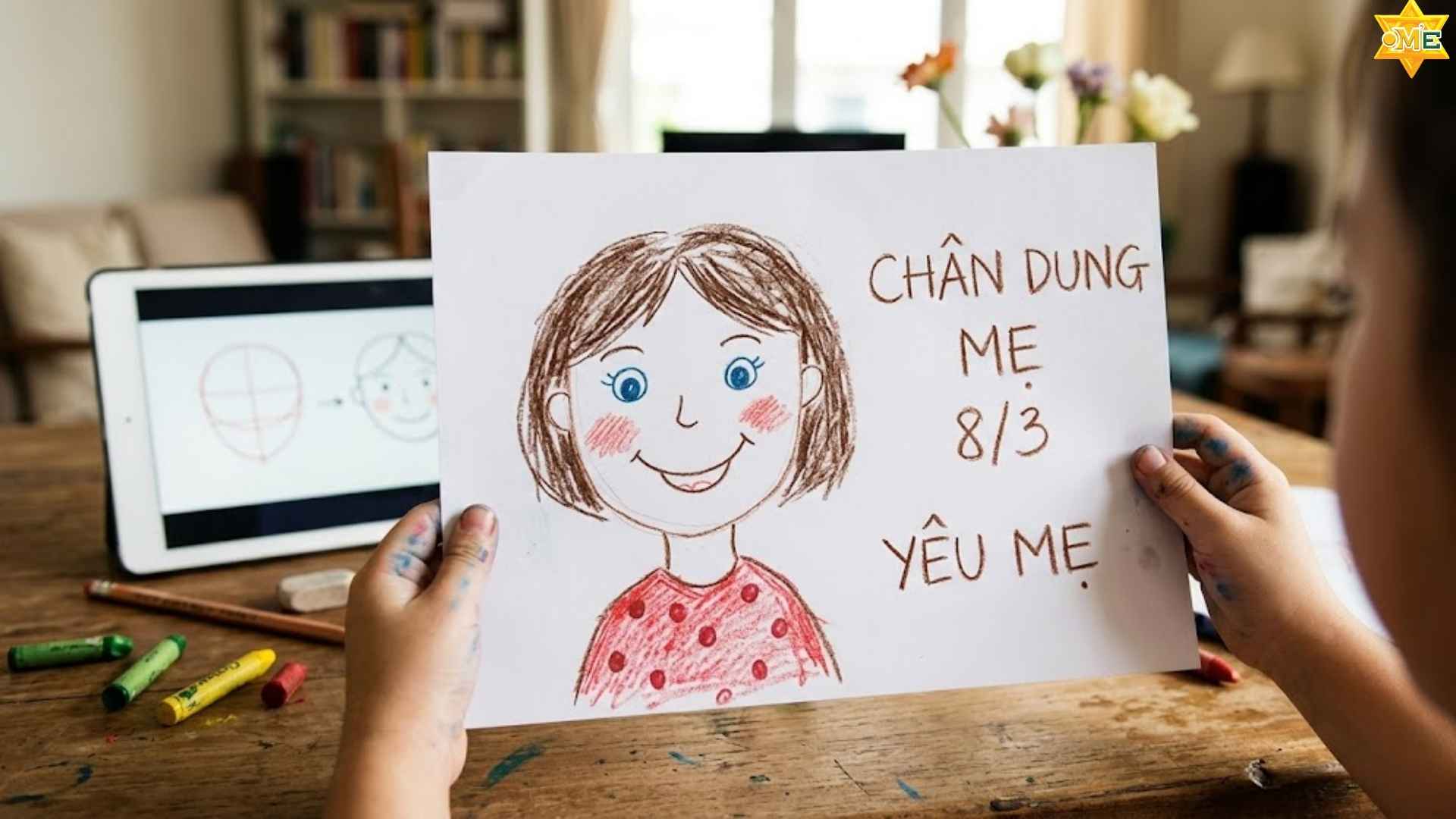 Gợi ý 10 mẫu vẽ tranh mùng 8 tháng 3 tặng mẹ