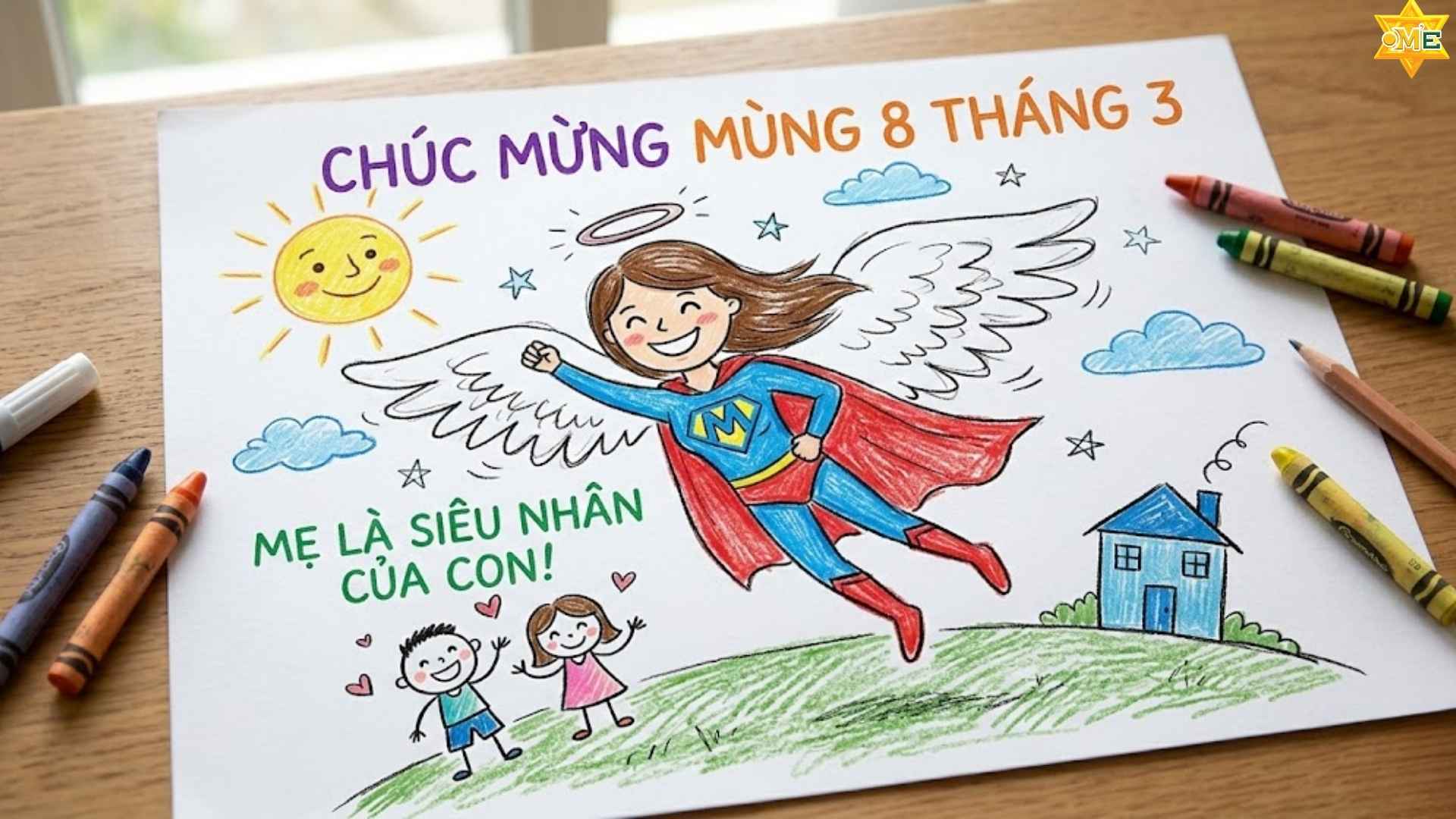 Gợi ý 10 mẫu vẽ tranh mùng 8 tháng 3 tặng mẹ