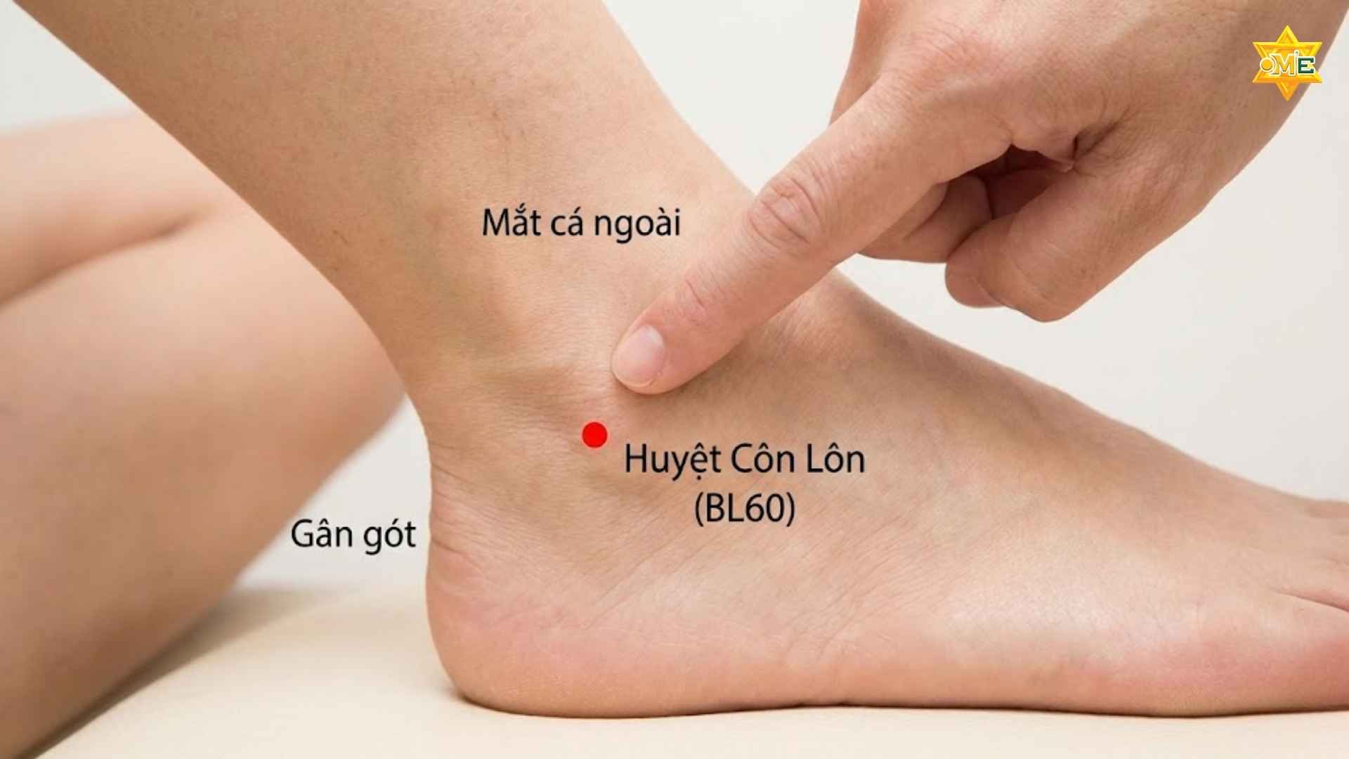 Cách xác định huyệt Côn Lôn chuẩn xác