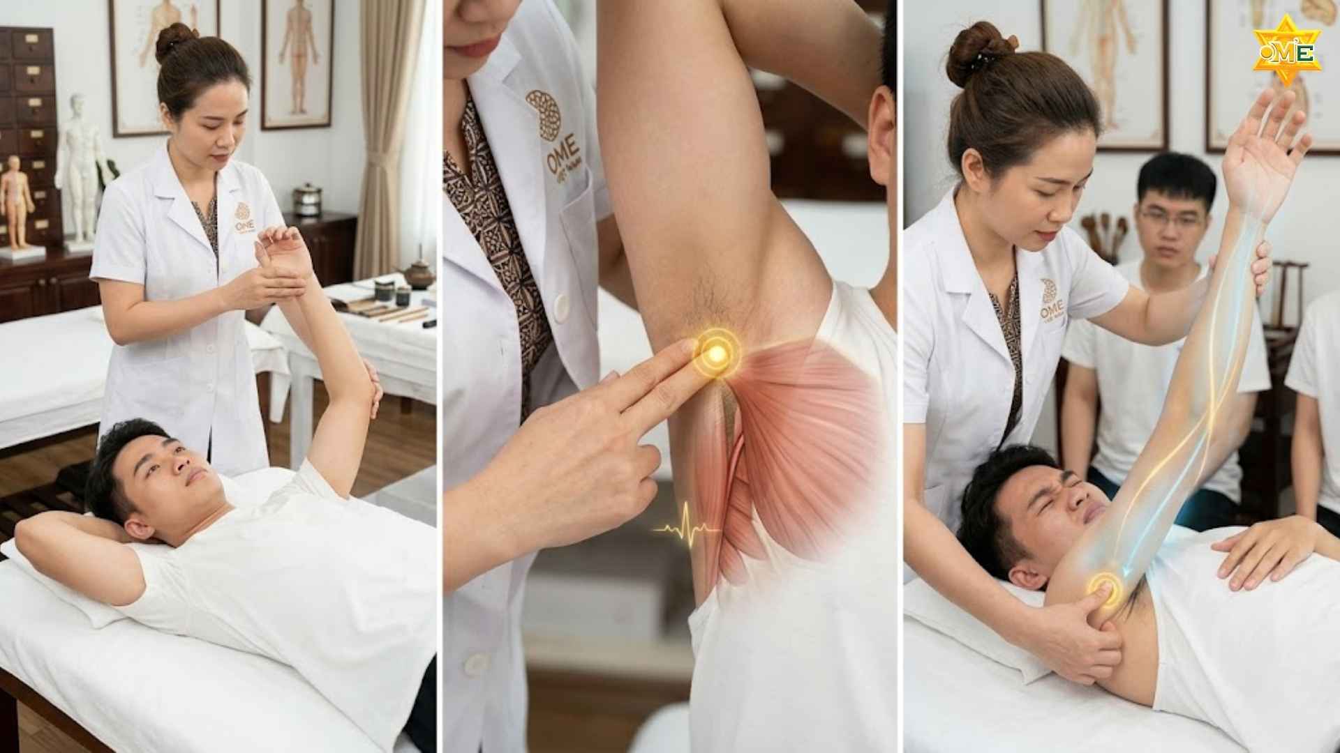 Cách xác định huyệt Cực Tuyền chuẩn xác