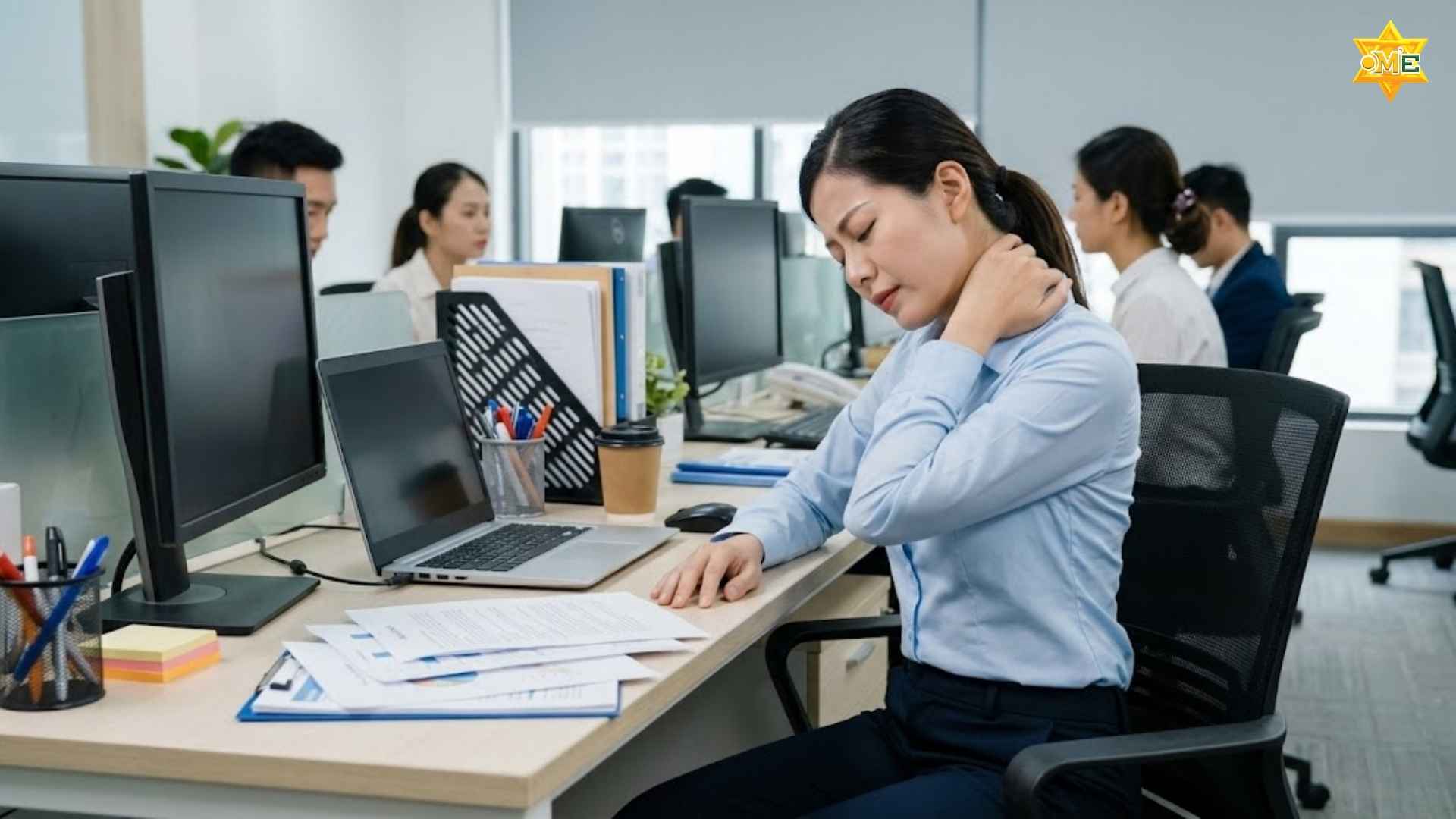  trị đau mỏi vai gáy của dân văn phòng