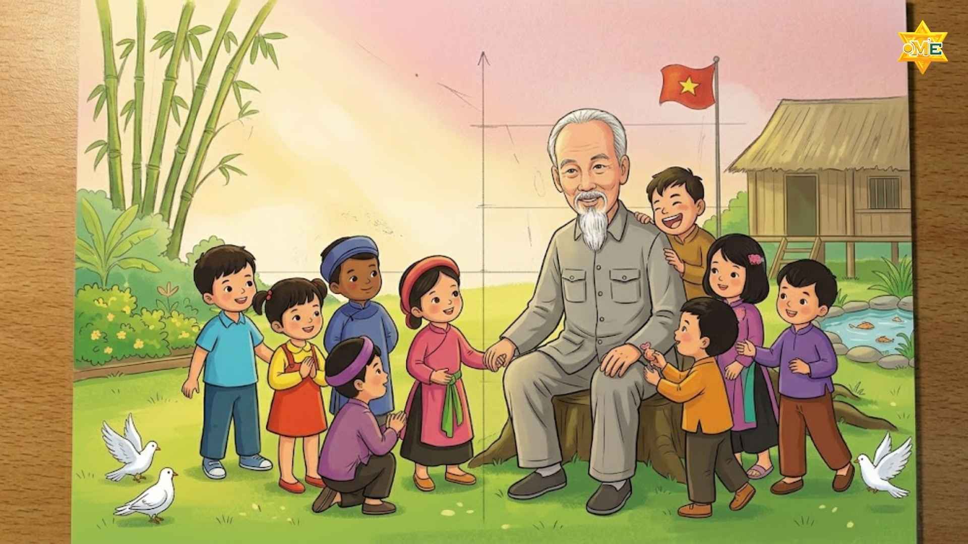 Tô màu sắc ấm áp và tươi sáng