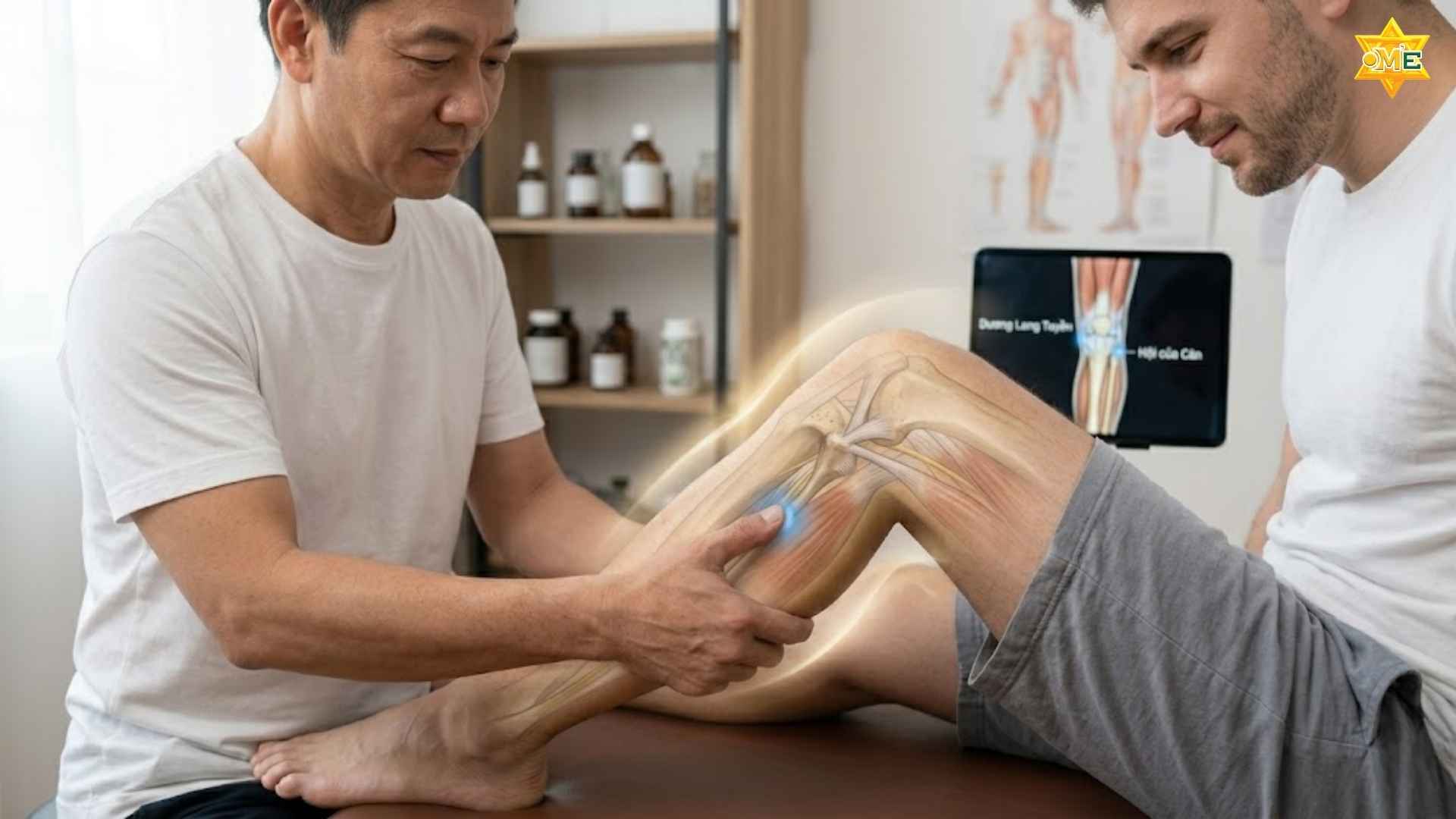 cách xác định huyệt Dương Lăng Tuyền 