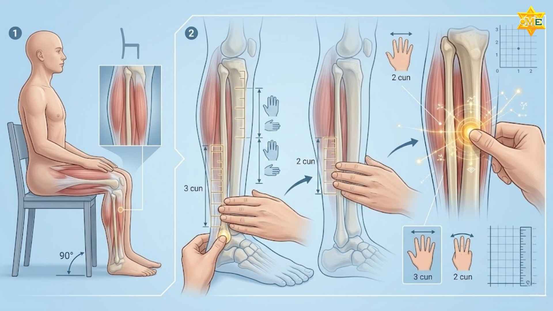 Cách xác định huyệt quang minh chuẩn xác