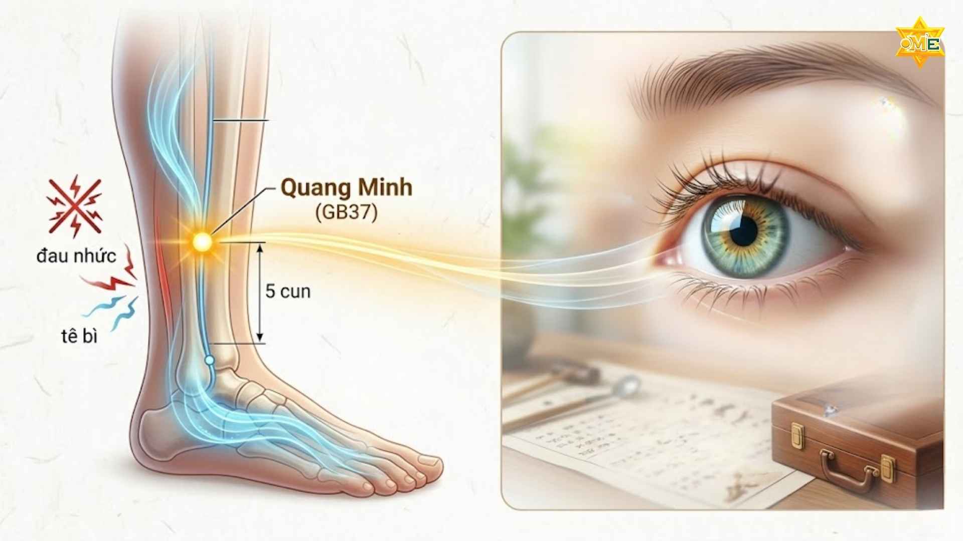 Cách xác định huyệt quang minh chuẩn xác