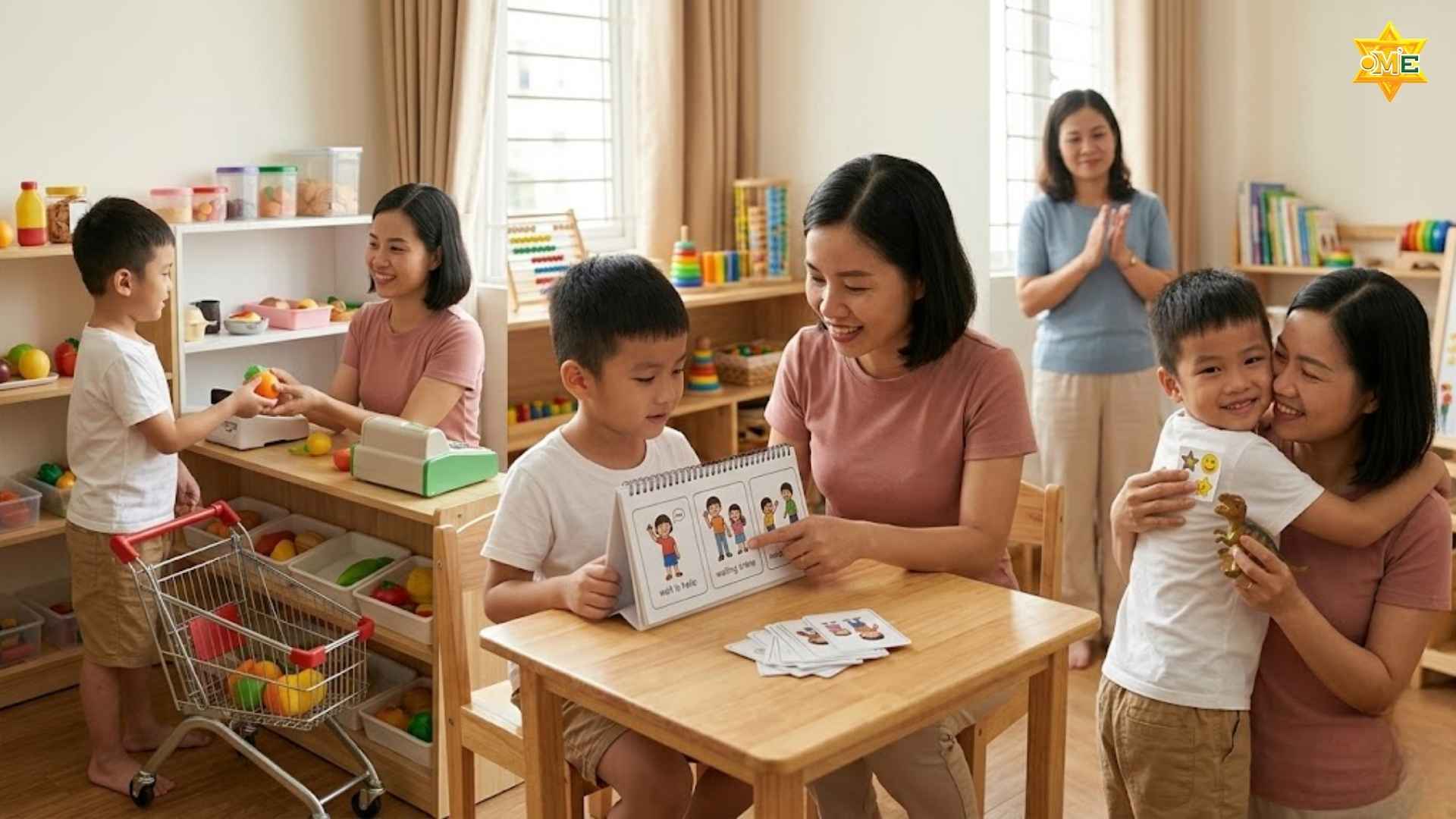 Kỹ thuật dạy trẻ tự kỷ giao tiếp bằng mắt