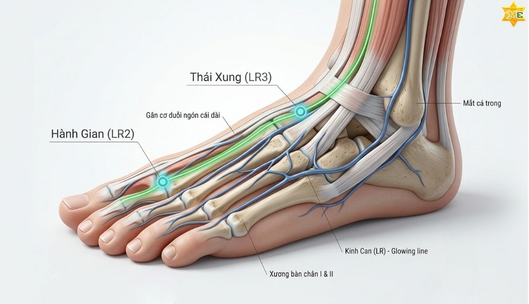 Huyệt Thái Xung là gì?