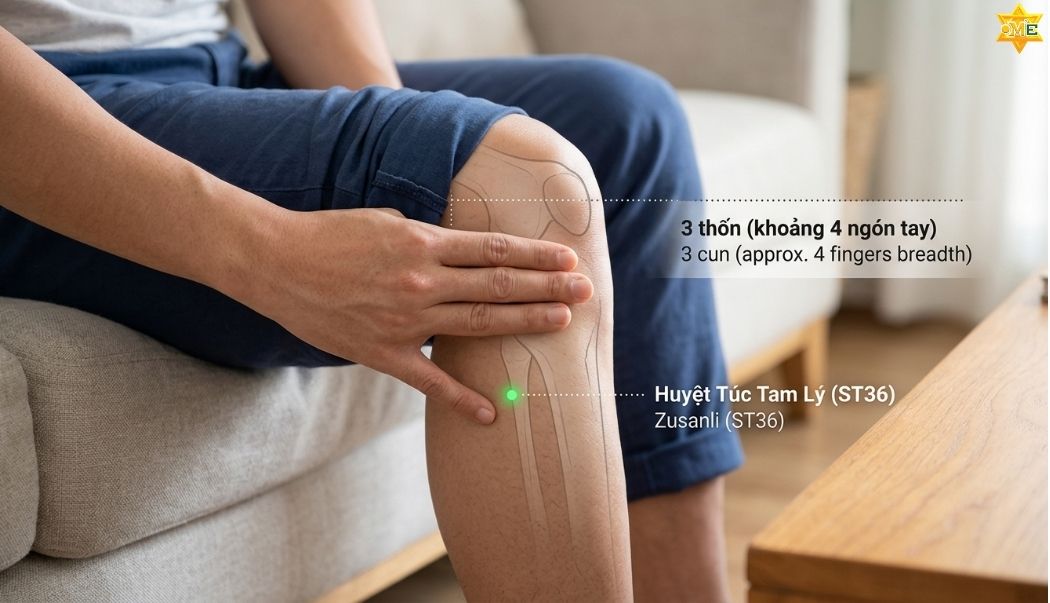 Công Dụng Của Huyệt Túc Tam Lý