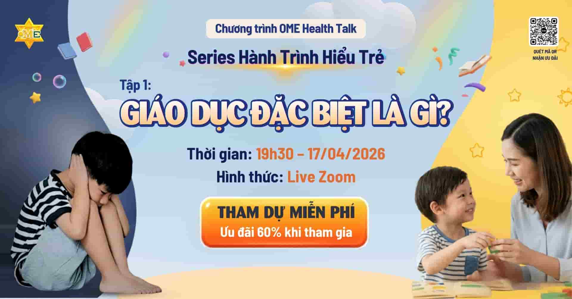 OM’E HEALTH TALK Số Đầu Tiên Lên Sóng: “Giáo Dục Đặc Biệt Là Gì?” – Hành Trình Thấu Hiểu Và Đồng Hành Cùng Trẻ