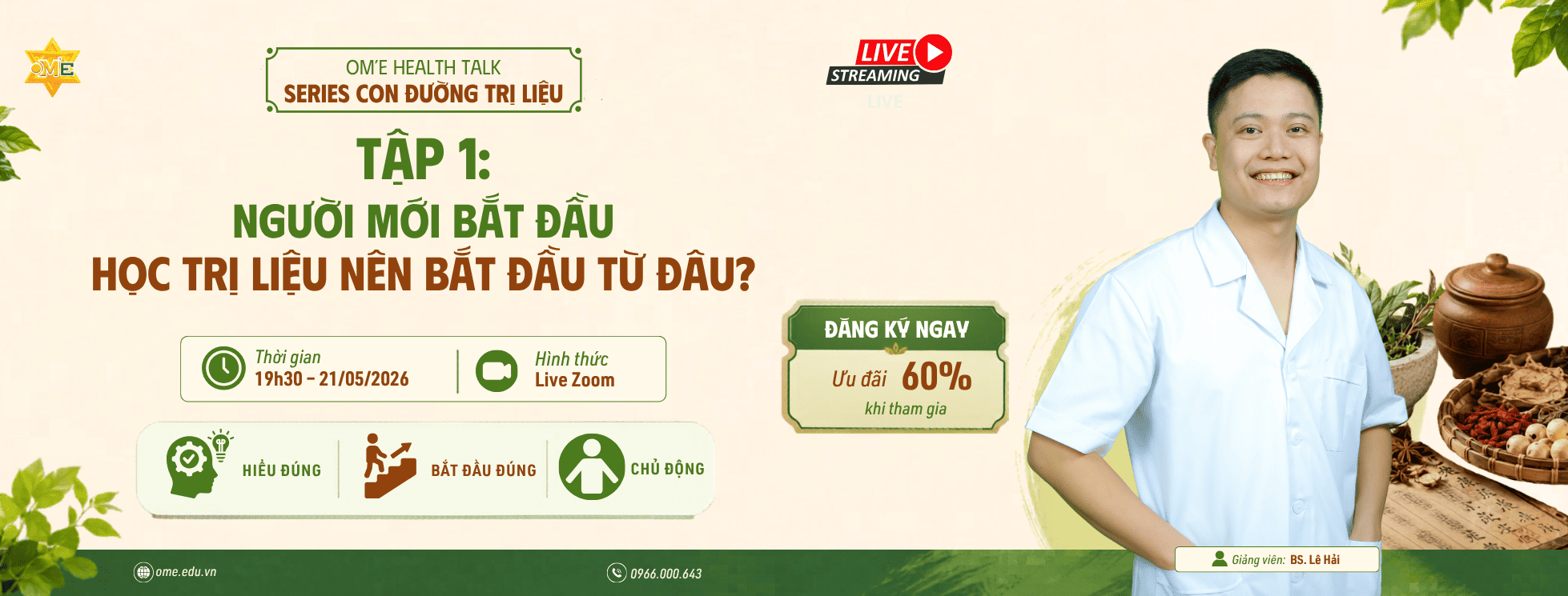 Người mới bắt đầu học trị liệu nên bắt đầu từ đâu? – Lời giải từ chuyên gia 10 năm kinh nghiệm