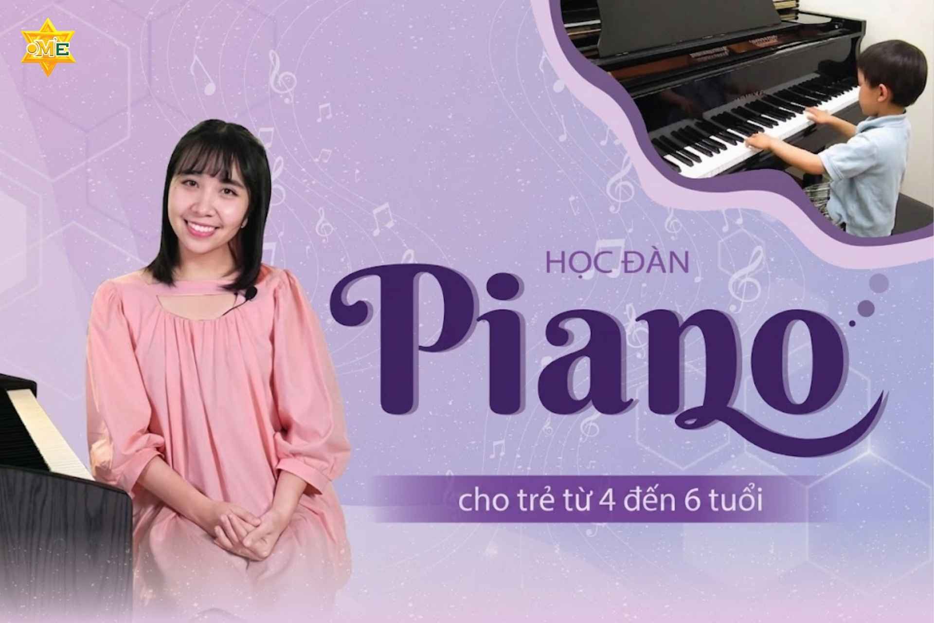Học đàn Piano cho trẻ từ 4 đến 6 tuổi