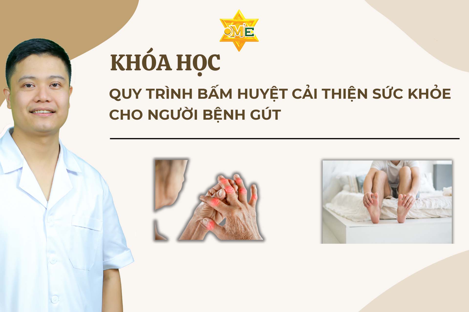 Quy trình bấm huyệt cải thiện sức khỏe cho người bệnh Gút