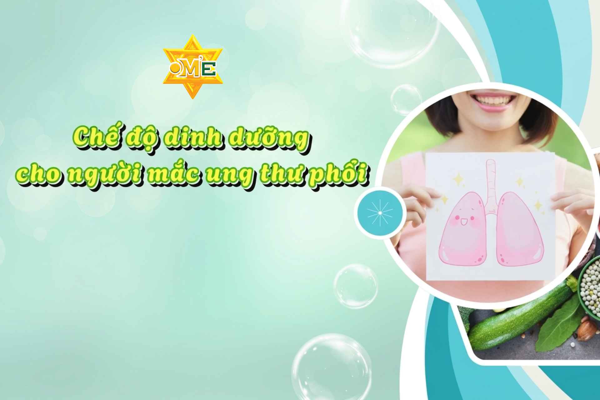 Chế độ dinh dưỡng cho người mắc ung thư phổi