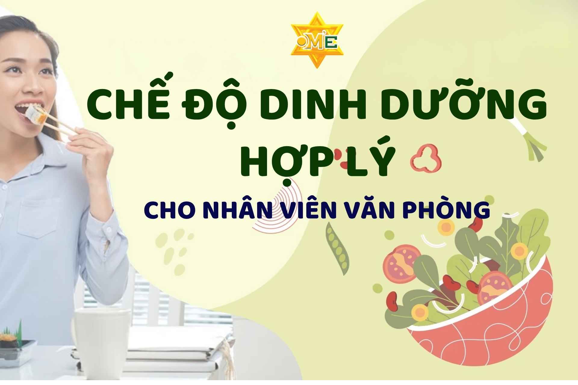 Chế độ dinh dưỡng hợp lý cho nhân viên văn phòng